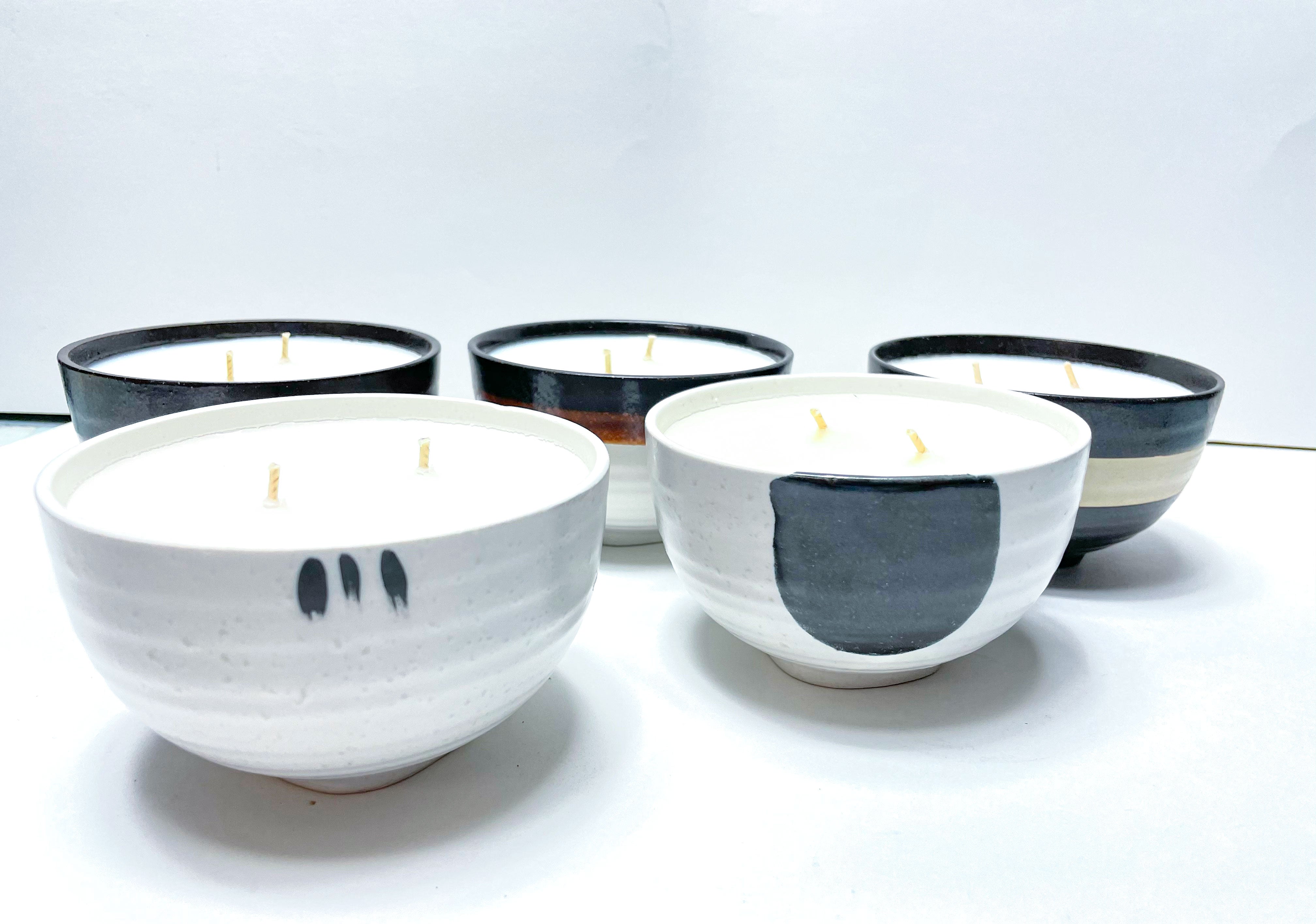 Zen scented candle bowls